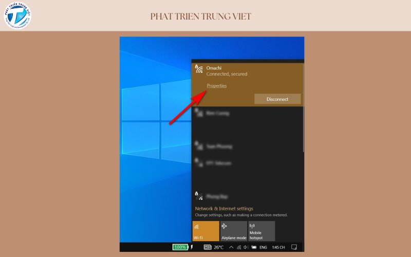 Cách kiểm tra địa chỉ IP trên Windows 10 cách 3